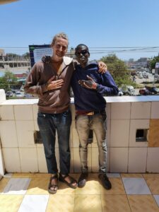 Dickson Lesorogol & Philipp Ham Kuman in Nanyuki, Kenya